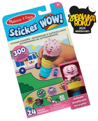 Sticker WOW! Stempelek z naklejkami Lody