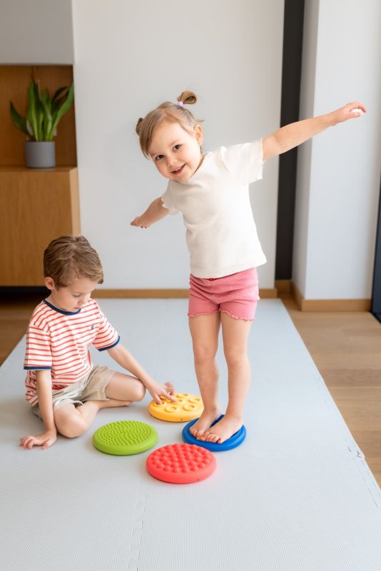 Dyski sensoryczne 4szt. różne faktury