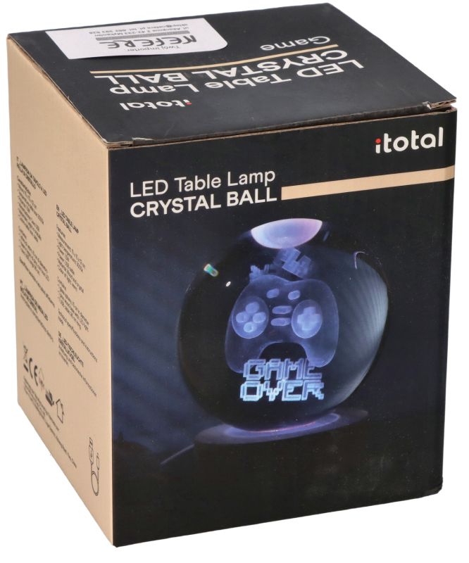 Lampka kryształowa kula dla graczy 8 cm