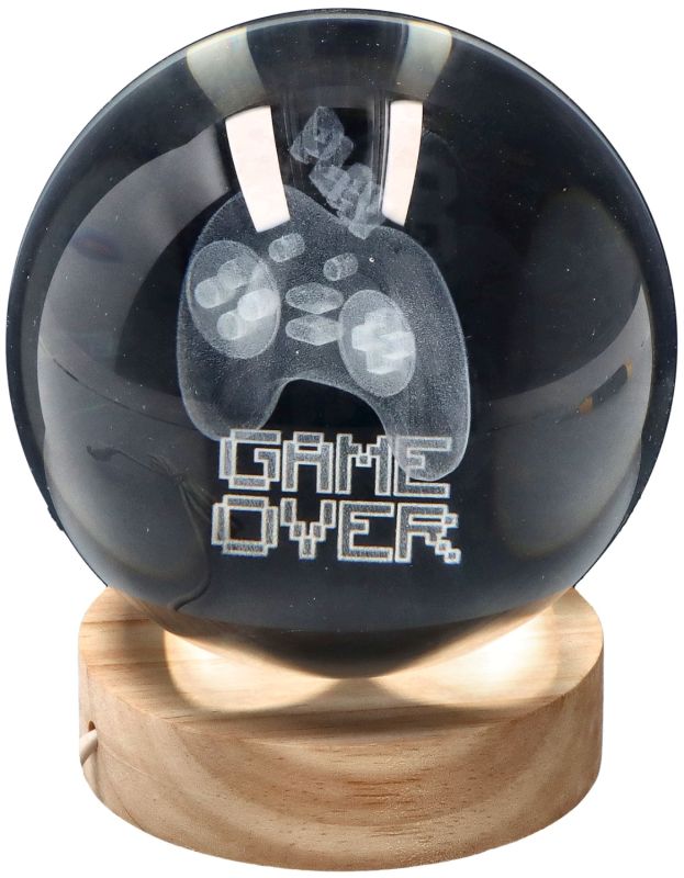 Lampka kryształowa kula dla graczy 8 cm