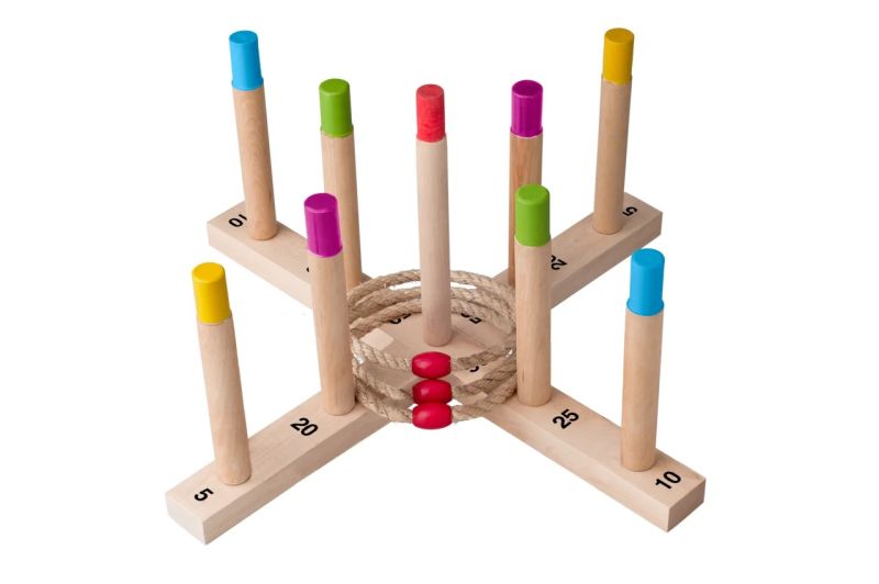 Drewniana gra zręcznościowa Hoopla