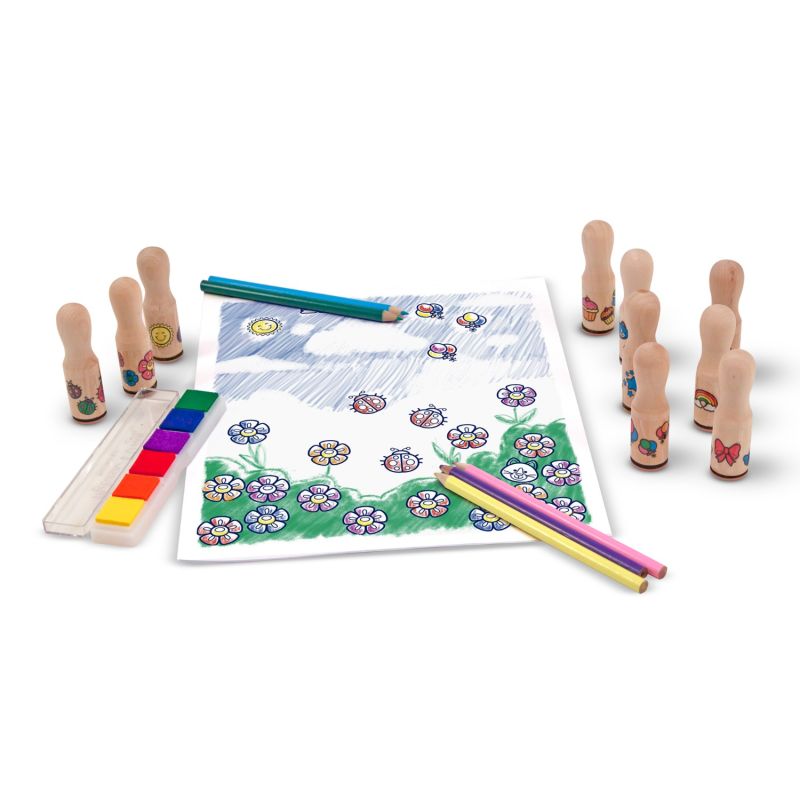 Melissa and Doug - zestaw stempelków DeLuxe