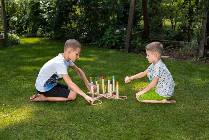 Drewniana gra zręcznościowa Hoopla